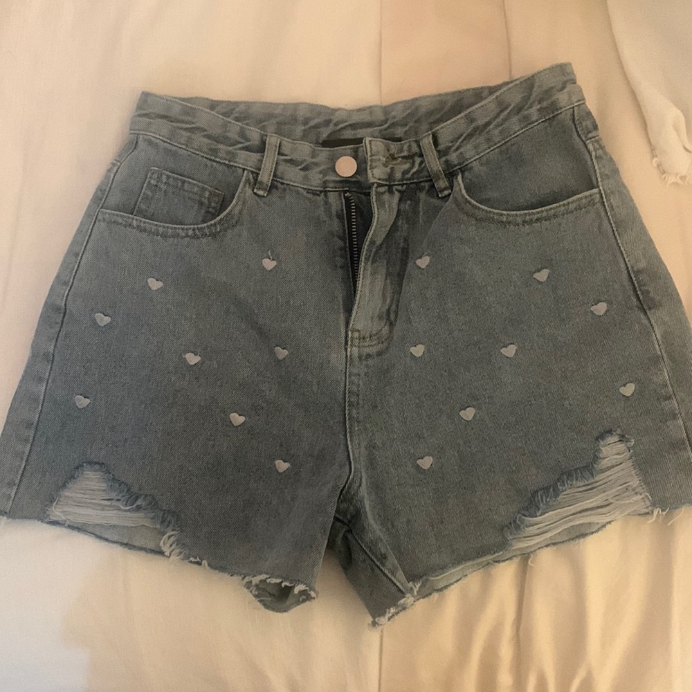 Kittenish jean shorts